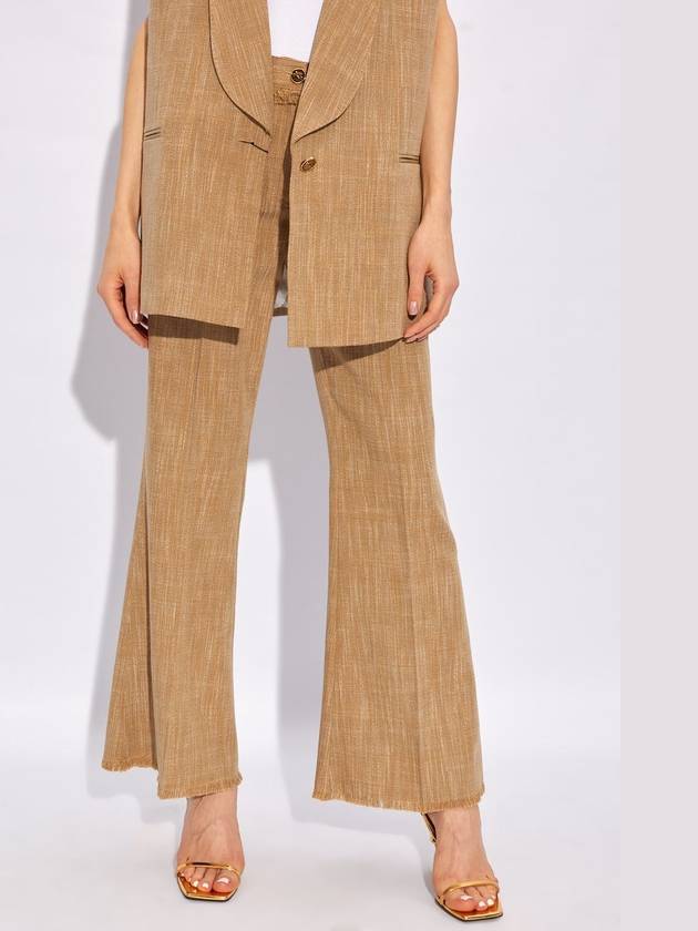 Etro Flared Trousers, Women's, Beige - ETRO - BALAAN 3