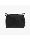 Intrecciato Lambskin Cross Bag Black - BOTTEGA VENETA - BALAAN 3