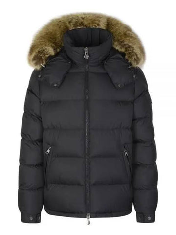 Men s MAYAF logo patch down padding black 237796 - MONCLER - BALAAN 1