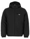 Re-Nylon Padded Jacket Black - PRADA - BALAAN 2