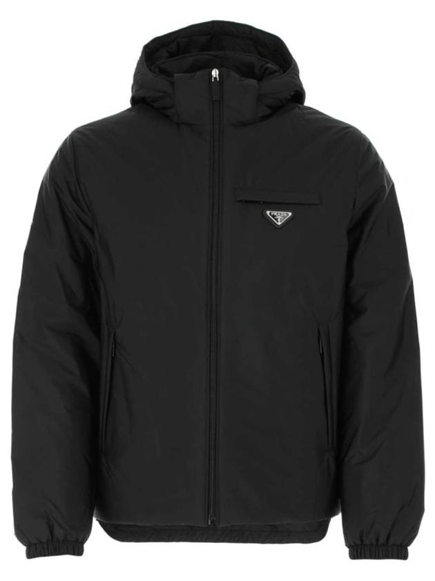 Re-Nylon Padded Jacket Black - PRADA - BALAAN 2