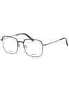 Titanium glasses frame BY5063H 001 square metal frame men women - BALLY - BALAAN 7