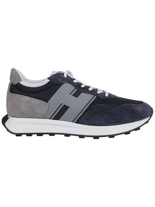 Highlight Low Top Sneakers Blue - HOGAN - BALAAN.