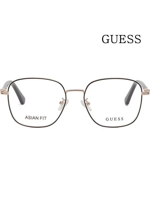 Glasses frame GU2916D 033 square light glasses Asian fit - GUESS - BALAAN 3