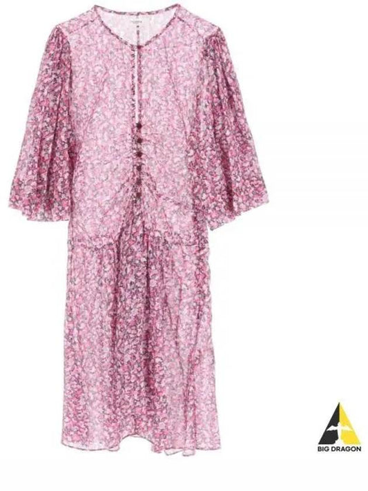 LARILI RO2212 22A031E 40PK Lalili floral mini dress - ISABEL MARANT - BALAAN 1