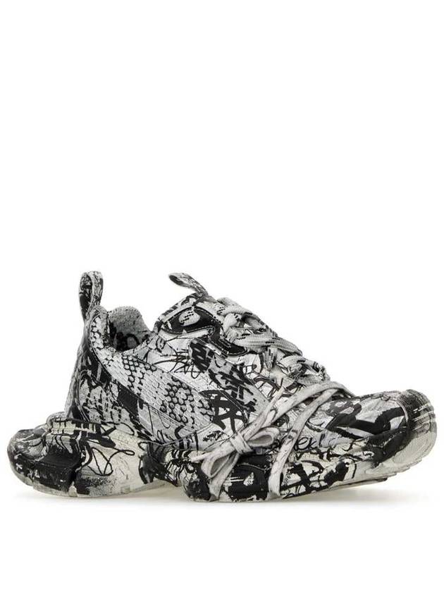 3XL Extreme Graffiti Low Top Sneakers Grey - BALENCIAGA - BALAAN 3