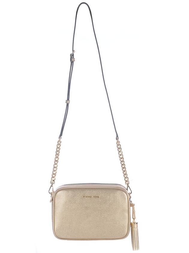 Tassel Square Cross Bag Gold - MICHAEL KORS - BALAAN 3