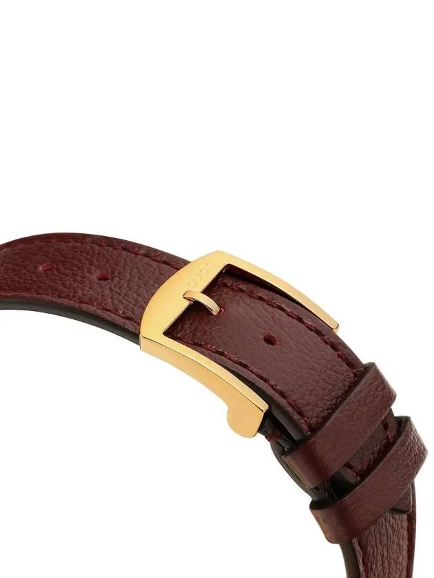 Grip Quartz 35MM Leather Watch Brown - GUCCI - BALAAN 5