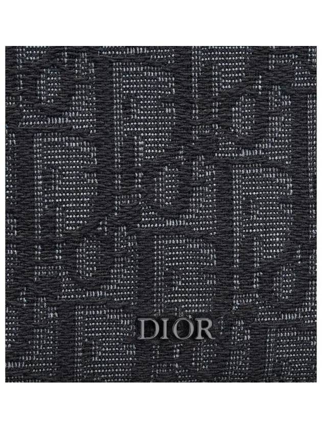 Wallet Black  Oblique Jacquard - DIOR - BALAAN 6