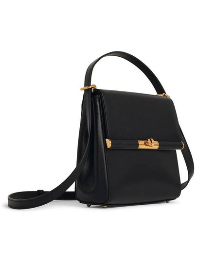 Dolce & Gabbana 'New Sicily' Black Leather Crossbody Bag - DOLCE&GABBANA - BALAAN 2