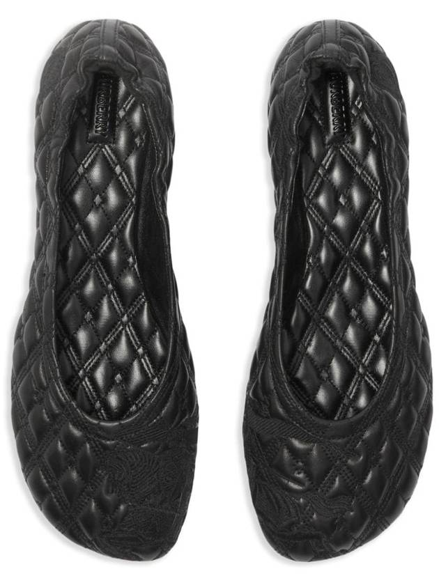 Quilted Leather Ballerinas Black - BURBERRY - BALAAN 3