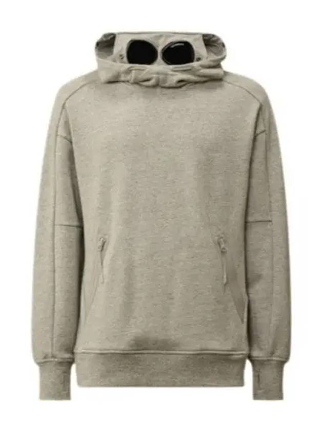 Diagonal Raised Fleece Goggle Hoodie Grey - CP COMPANY - BALAAN 2