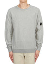 Light Fleece Sweatshirt Grey Melange - CP COMPANY - BALAAN 2