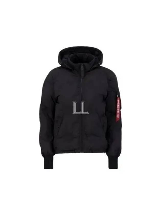 Logo Hood Padding Black - ALPHA INDUSTRIES - BALAAN 2