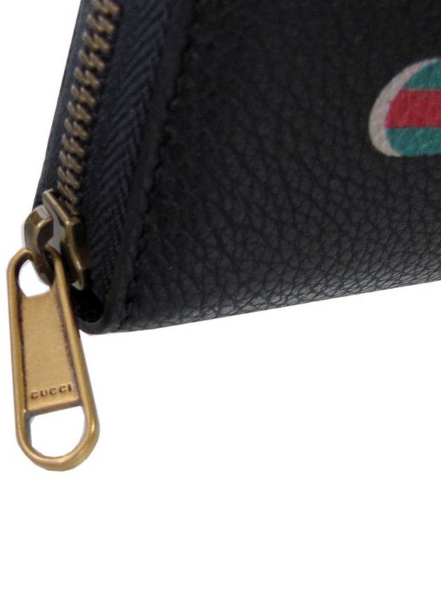 Logo Web Print Long Wallet Black - GUCCI - BALAAN 6