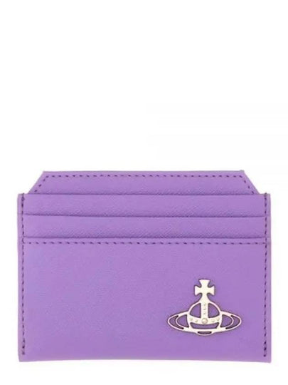 ORB Logo Card Wallet Purple - VIVIENNE WESTWOOD - BALAAN 2