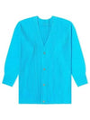 MC March Pleated Cardigan Blue - ISSEY MIYAKE - BALAAN 2