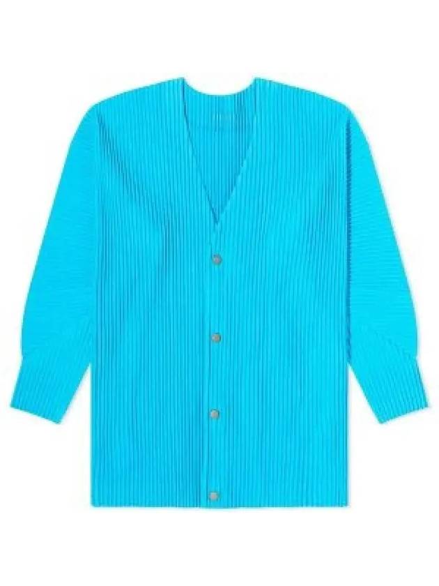 MC March Pleated Cardigan Blue - ISSEY MIYAKE - BALAAN 2