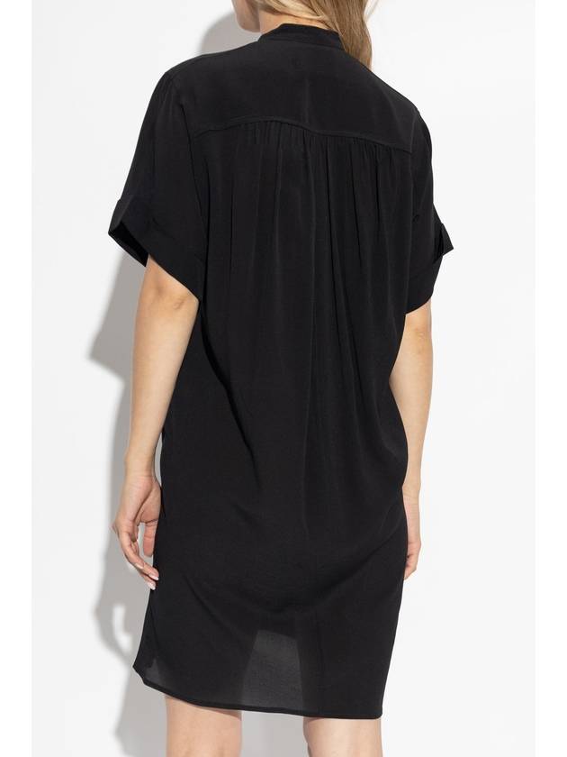 Isabel Marant Ruffled Dress, Women's, Black - ISABEL MARANT - BALAAN 4