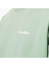 Back Logo Printing Brushed Sweatshirt Lime - SPORTY & RICH - BALAAN 4