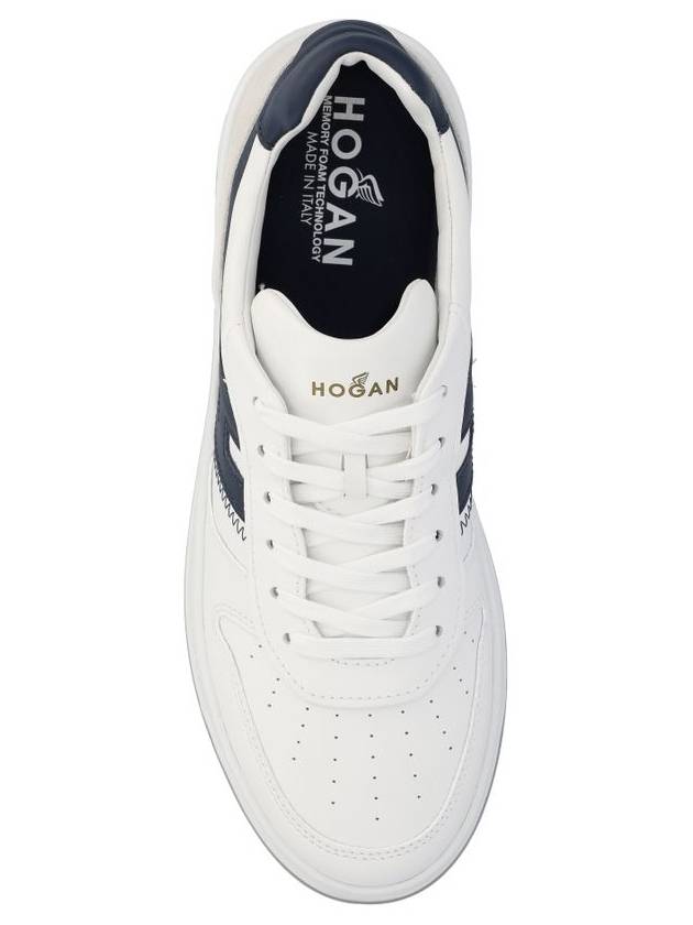 H630 leather low-top sneakers white blue - HOGAN - BALAAN 5