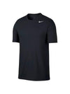 Dri Fit Solid Crew Short Sleeve T-Shirt Black - NIKE - BALAAN 4