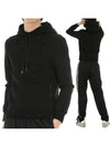 PBJS246E Black Thunder Neoprene Hooded Sweatshirt - NEIL BARRETT - BALAAN 1