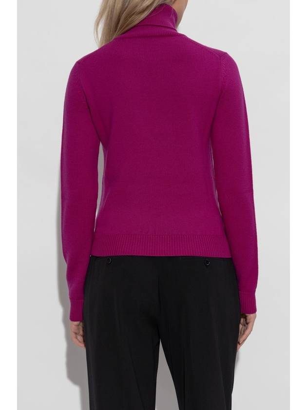 Dolce & Gabbana Wool Turtleneck, Women's, Purple - DOLCE&GABBANA - BALAAN 4