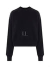 GG Logo Cotton Sweatshirt Black - GUCCI - BALAAN 2