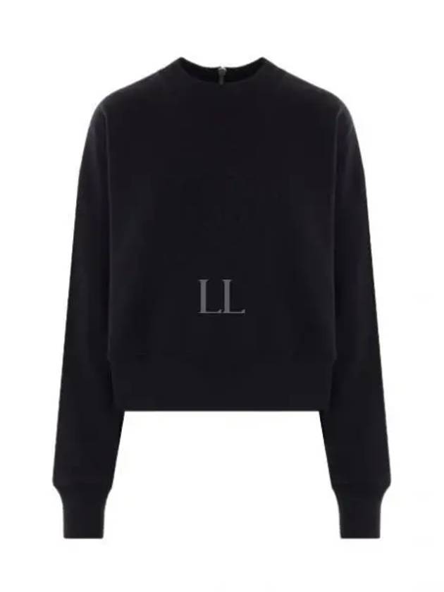 GG Logo Cotton Sweatshirt Black - GUCCI - BALAAN 2