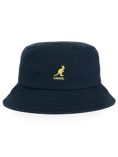 Hat K4224HT NAVY 4224 Washed Bucket Hat Men's Hat Women's Hat - KANGOL - BALAAN 1