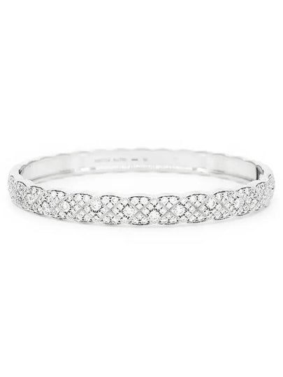 Coco Crush Full Pave Bracelet Medium 18K White Gold Diamond 3ET2588 - CHANEL - BALAAN 2