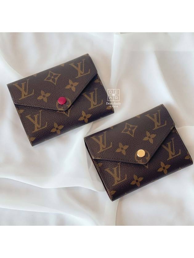 Victorine Monogram Half Wallet Fuchsia - LOUIS VUITTON - BALAAN 10