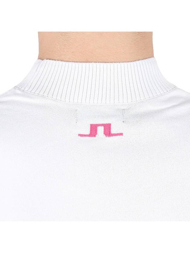 Gus Logo Regular Fit Knit Top Cloud White - J.LINDEBERG - BALAAN 9