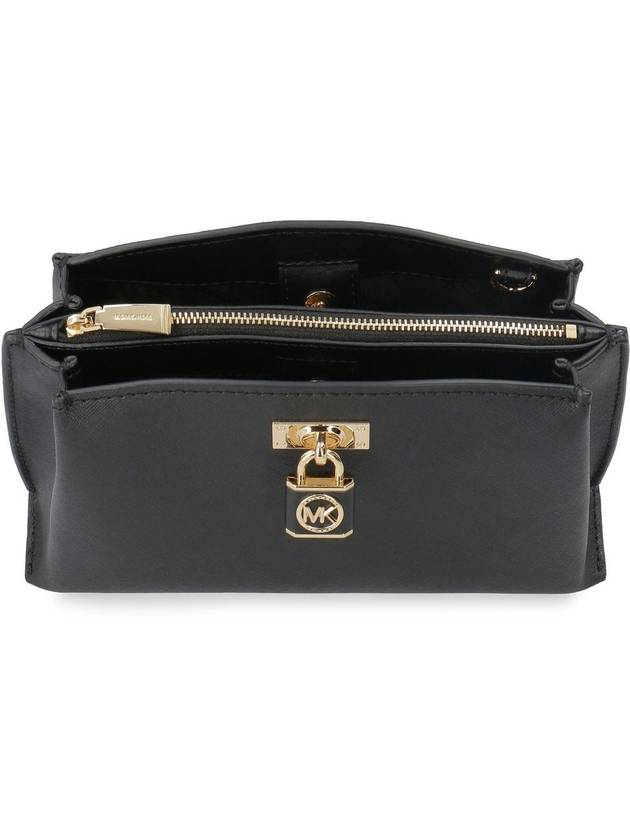 Ruby Saffiano Leather Message Bag Black - MICHAEL KORS - BALAAN 7