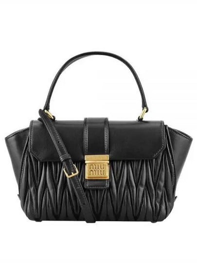 Matelasse Nappa Shoulder Bag Black - MIU MIU - BALAAN 2