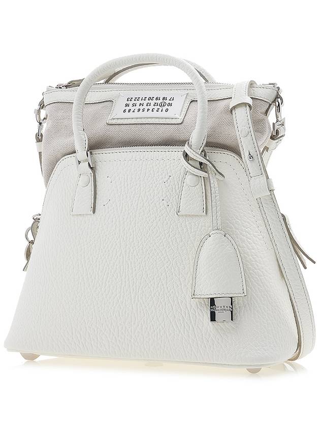 5AC Logo Patch Mini Tote Bag Ivory - MAISON MARGIELA - BALAAN 3