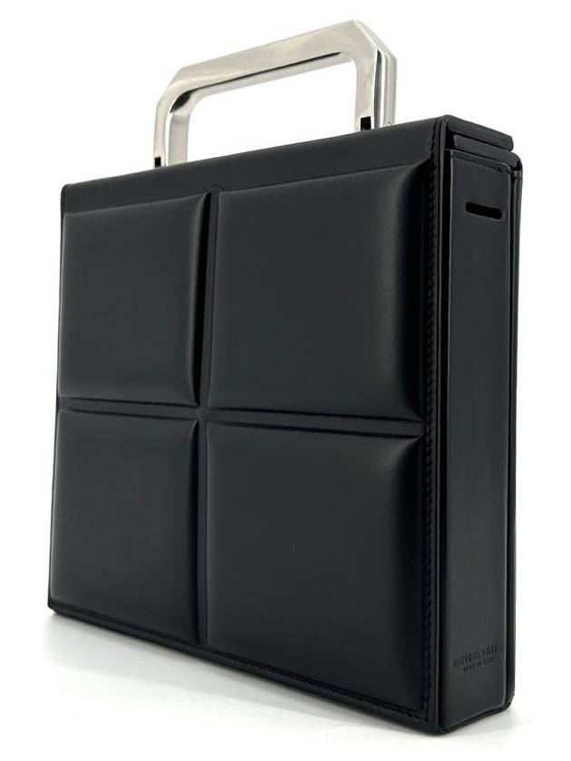 Cassette Briefcase Tote Bag and Crossbody Mini Trunk - BOTTEGA VENETA - BALAAN 3