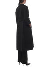 Women's Esturian Virgin Wool Single Coat Black - MAX MARA - BALAAN 7