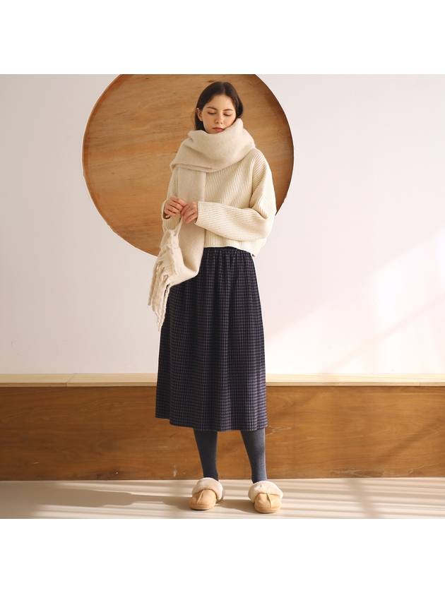 Turtleneck Cropped Knit Pullover IVORY - AVANT-G - BALAAN 5