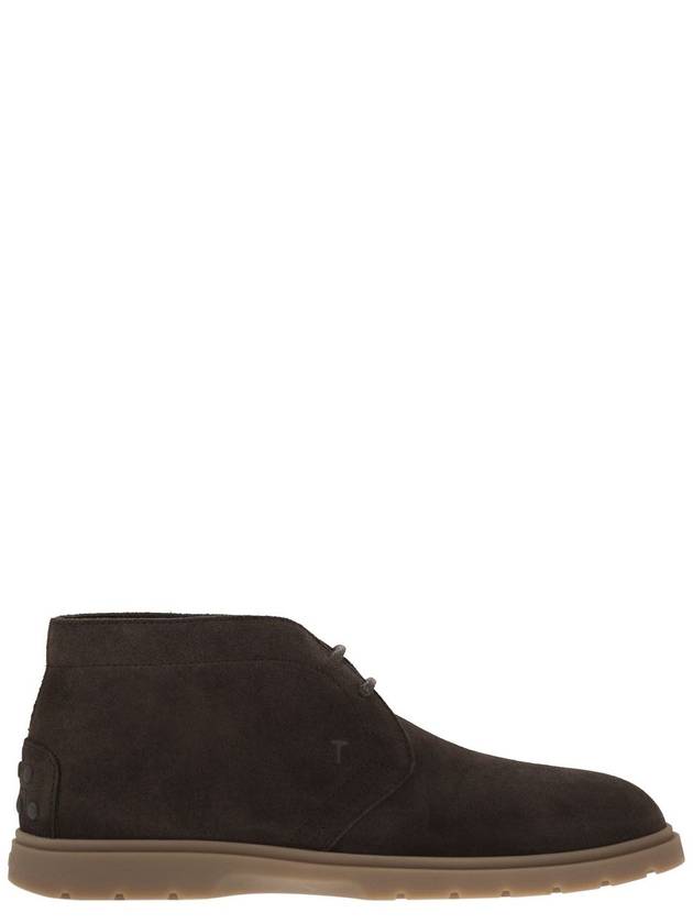 Suede Desert Winter Boots Brown - TOD'S - BALAAN 2