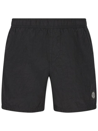 Nylon Metal Econyl Swim Shorts Black - STONE ISLAND - BALAAN 2