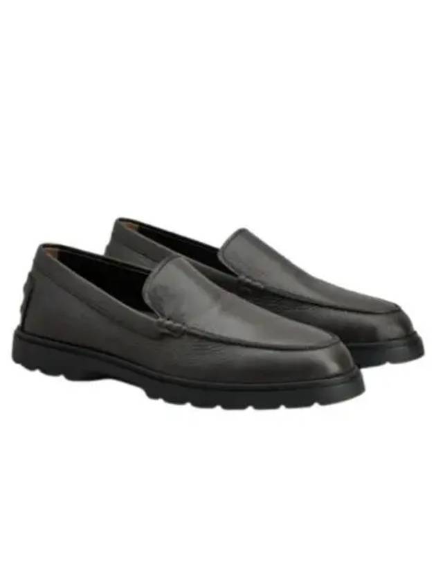 Leather Slipper Loafers Brown - TOD'S - BALAAN 2