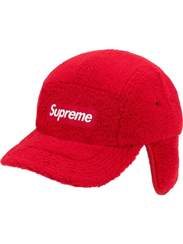 Deep Pile Earflap Camp Cap Red - SUPREME - BALAAN 2