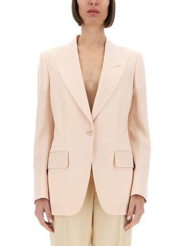 Tom Ford Single Breasted Wool Jacket - TOM FORD - BALAAN 1