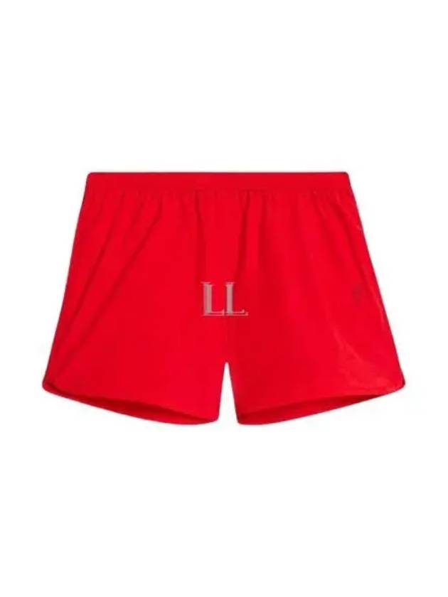 Heart Logo Swim Shorts Red - AMI - BALAAN 2