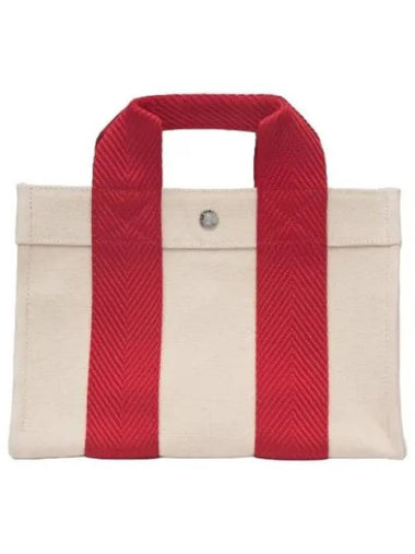 Small Nautical Strap Tote Bag Red - RUE DE VERNEUIL - BALAAN 1