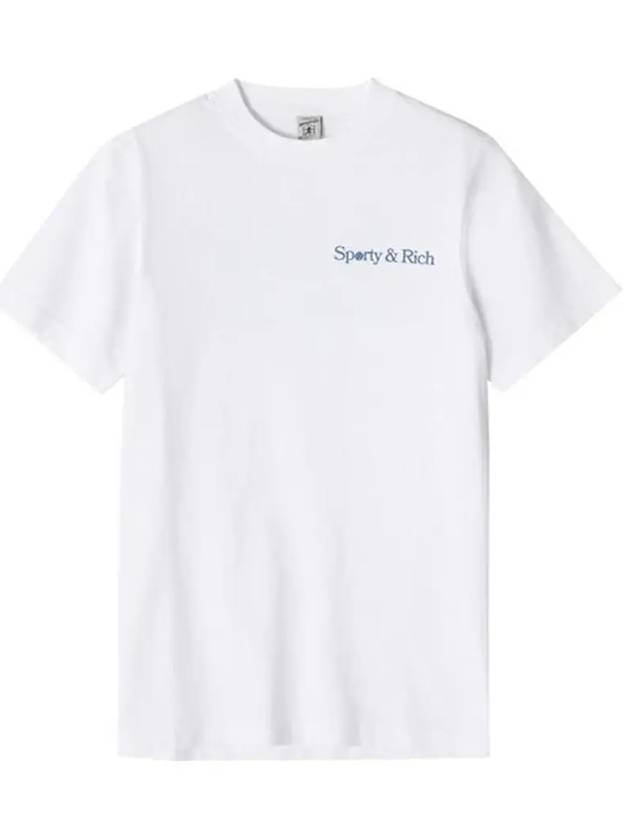 LA Racquet Club Logo Cotton Short Sleeve T-Shirt White - SPORTY & RICH - BALAAN 6