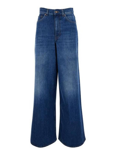 denim wide jeans blue - CHLOE - BALAAN 1