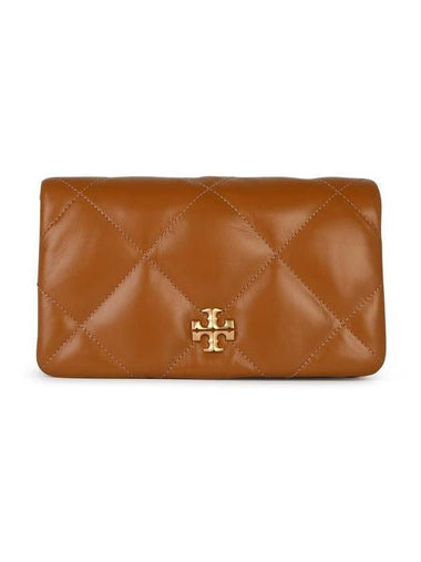 Tory Burch 'Kira' Brown Leather Wallet - TORY BURCH - BALAAN 1